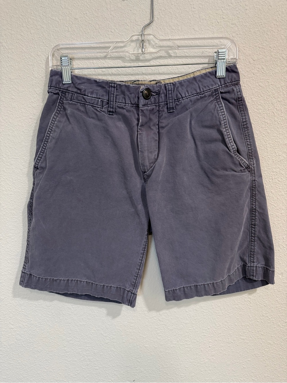 H&M Men's Flat Front Chino Shorts — Charcoal